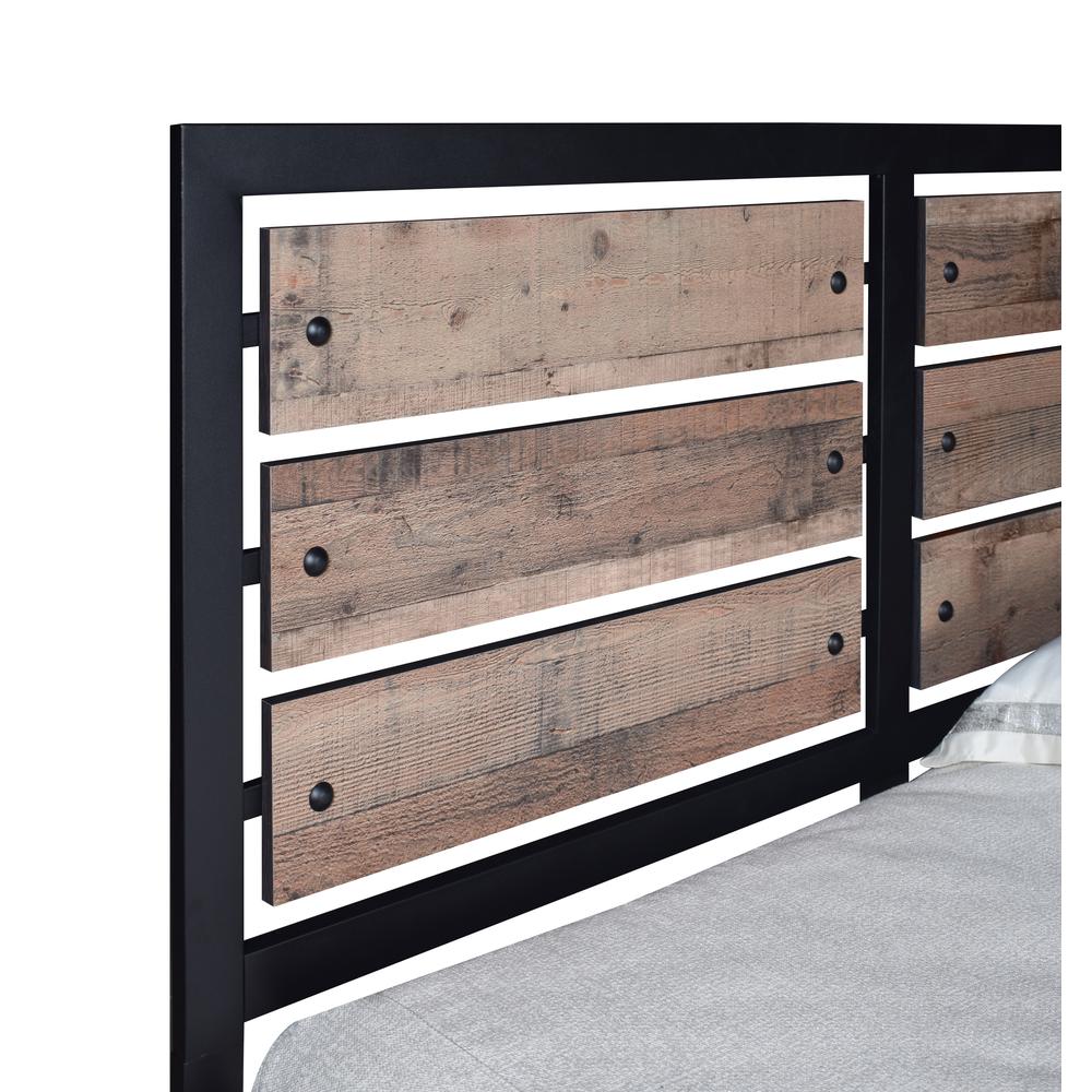 Elk River Wood Twin Bed, Rustic. Picture 3