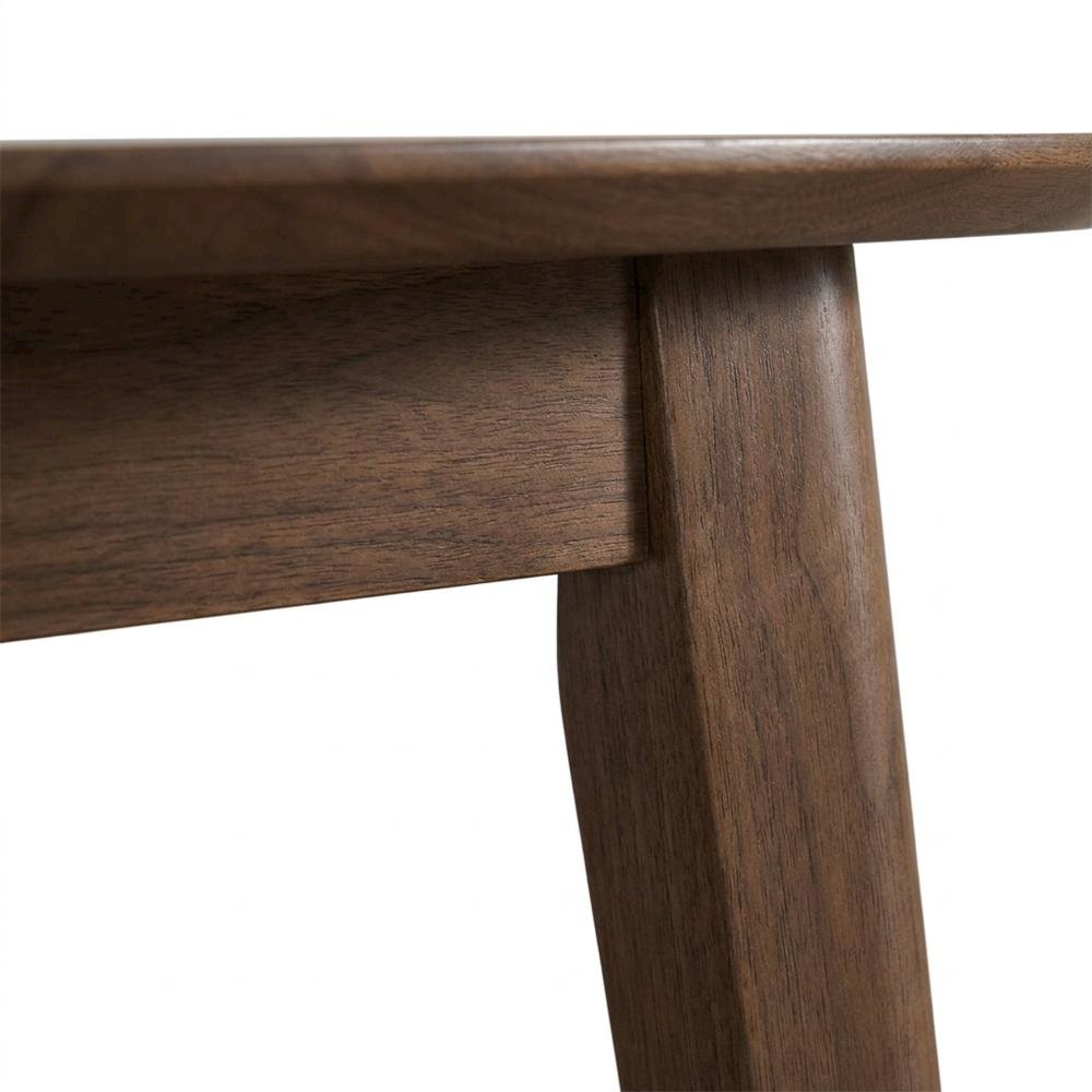 Dark Gray & Walnut 3-Piece Corner Table Set with Modern Design. Picture 7