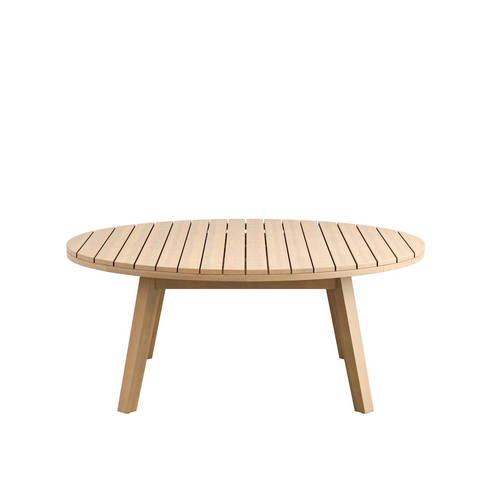 Wesley Wood Patio Coffee Table in Natural. Picture 2