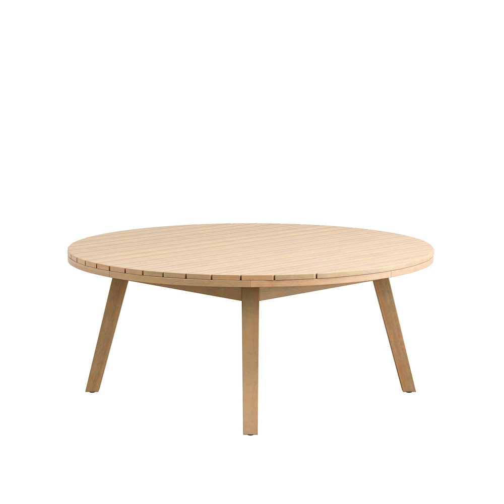 Wesley Wood Patio Coffee Table in Natural. Picture 1