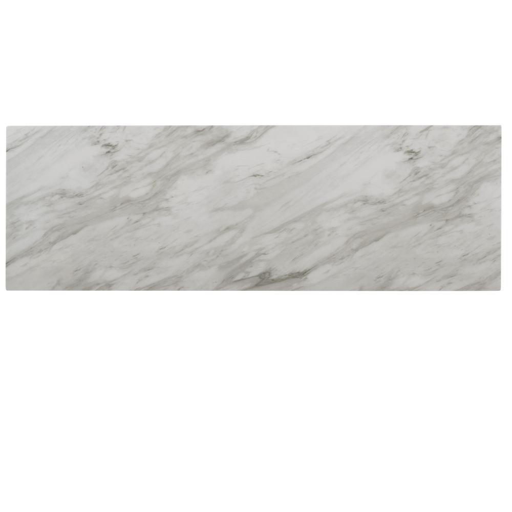 Furniture Celeste 4-Piece Faux Marble & Wood Bar Set in Gray. Picture 6