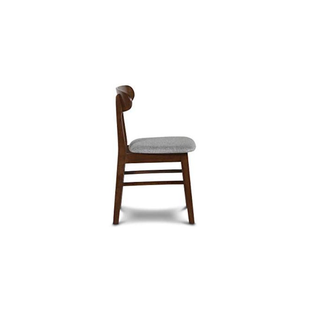 Morocco Light Gray Solid Wood Dining Chair (Set of 6). Picture 4