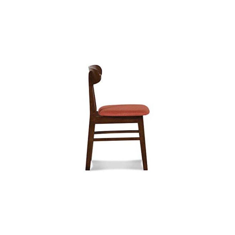 Morocco Orange Solid Wood Dining Chair (Set of 6). Picture 6
