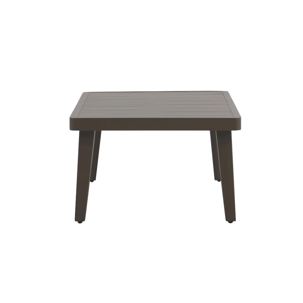 Brown Outdoor Sofa and Coffee Table Set with Ivory Cushions, Set of 2-pcs. Picture 8