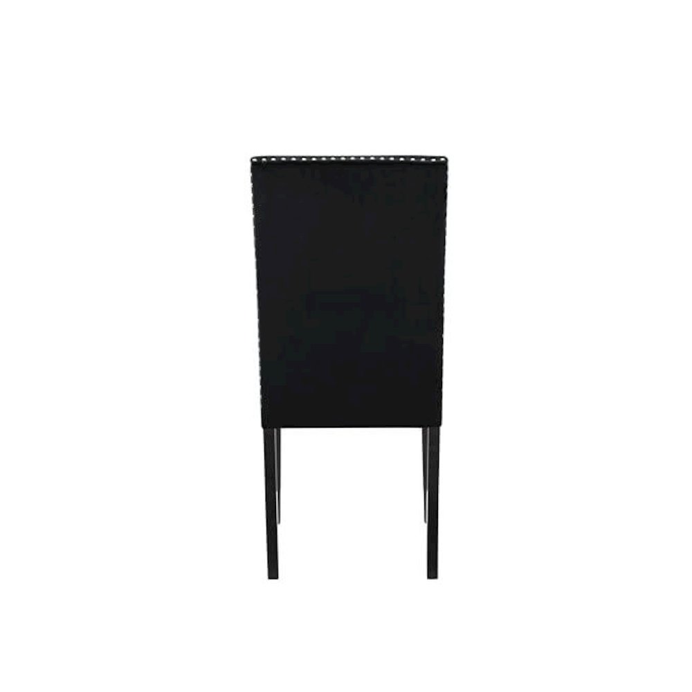 Celeste Black Wood Upholstered Dining Chair (Set of 4). Picture 6