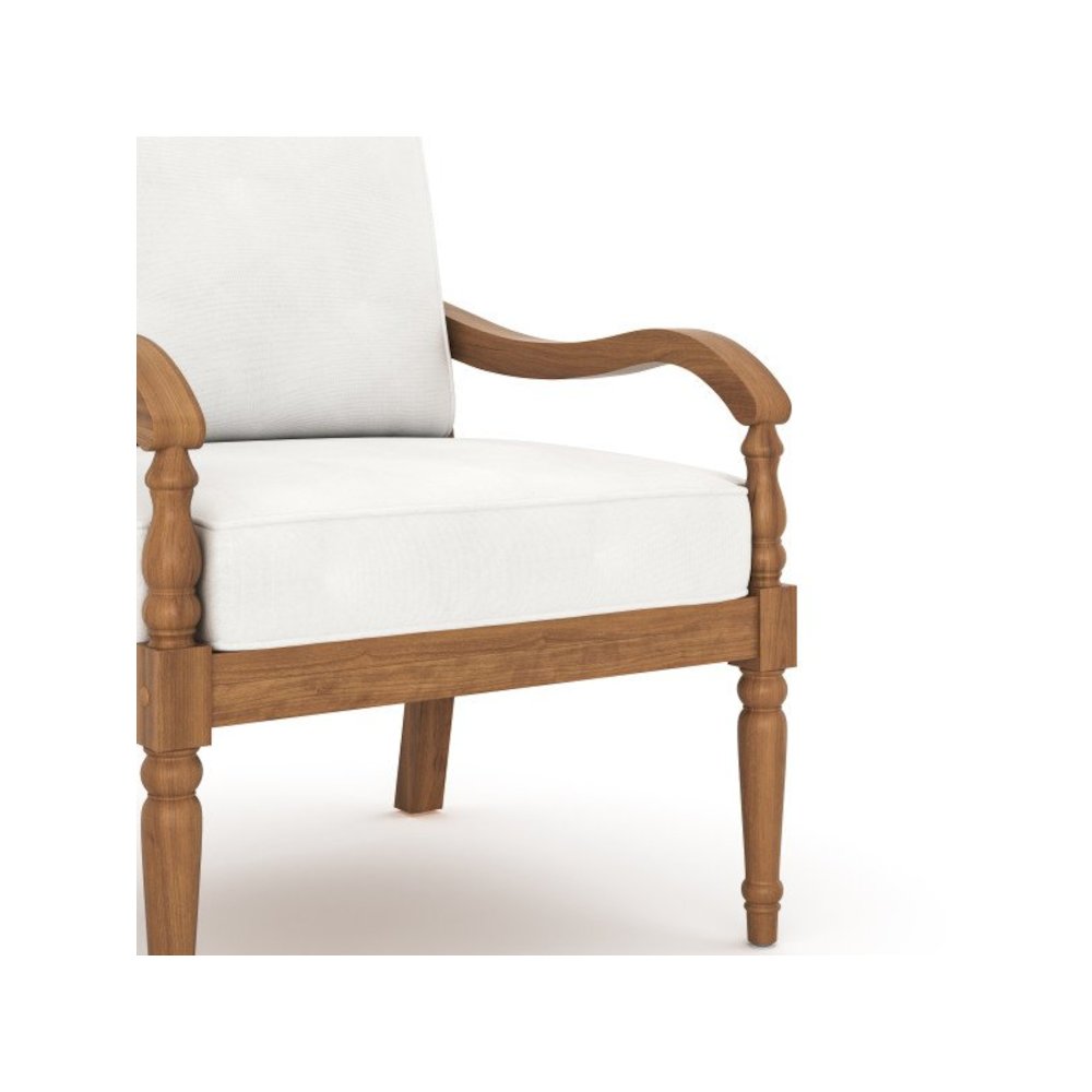 Patio Furniture Brown Wooden Deck Chairs Balcony Patio Dining Chairs Set of 2. Picture 5