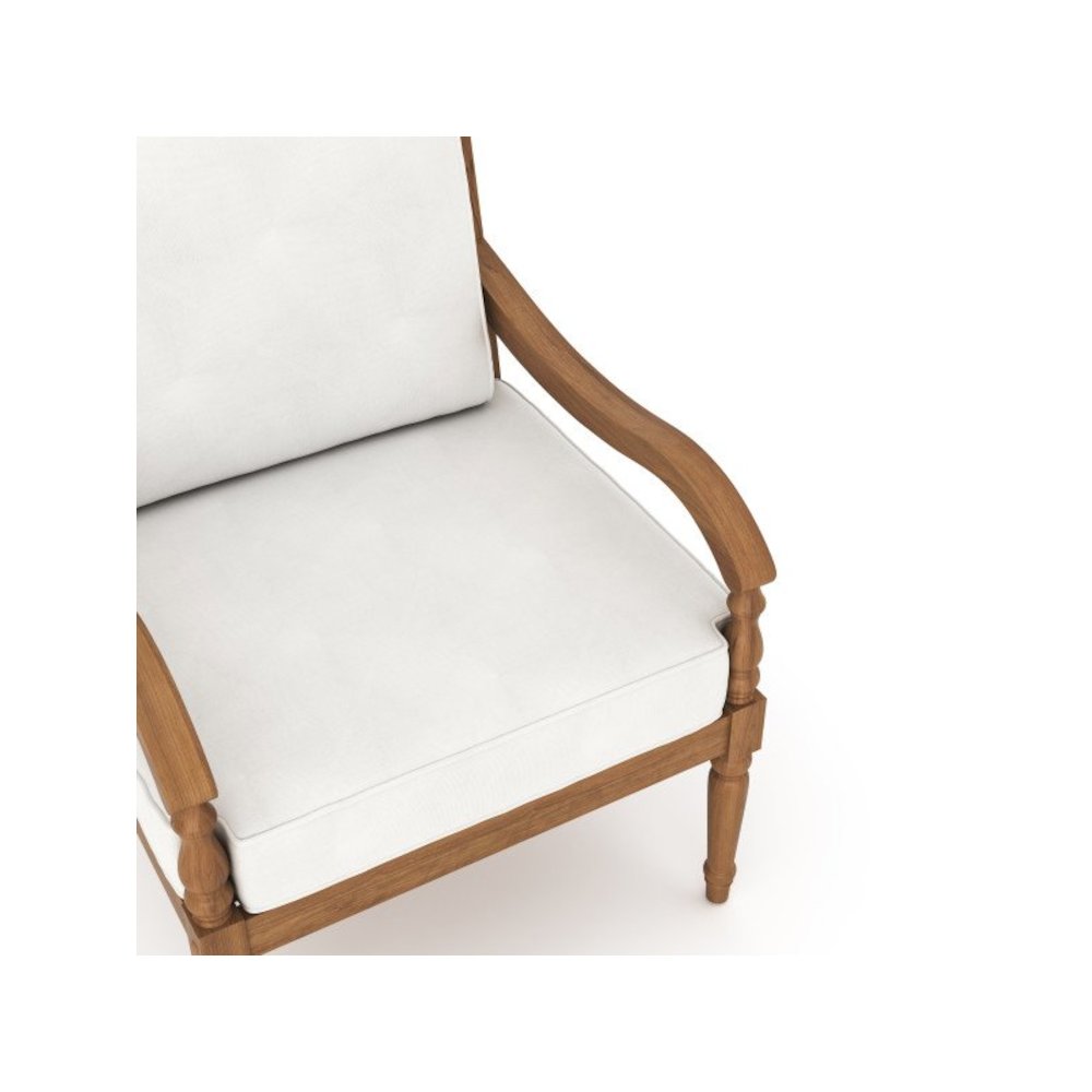 Patio Furniture Brown Wooden Deck Chairs Balcony Patio Dining Chairs Set of 2. Picture 6