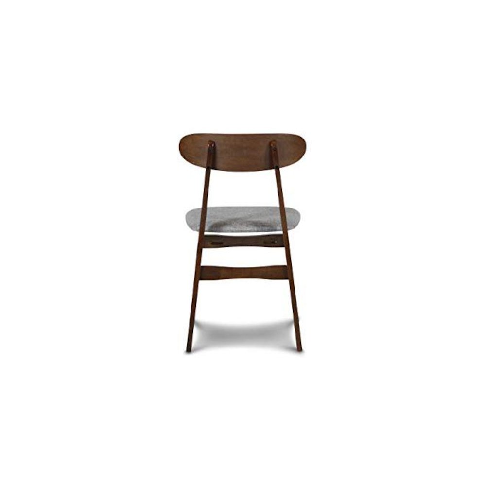 Morocco Light Gray Solid Wood Dining Chair (Set of 4). Picture 4