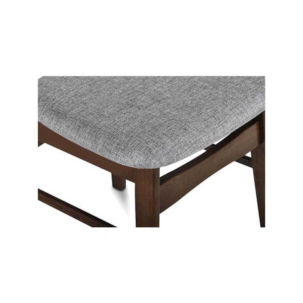 Morocco Light Gray Solid Wood Dining Chair (Set of 6). Picture 6
