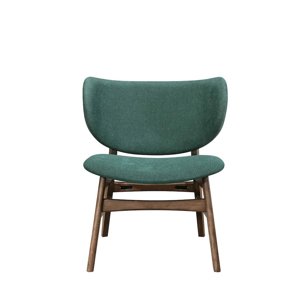 Adler Upholstered Lounge Chair, Dark Green. Picture 2