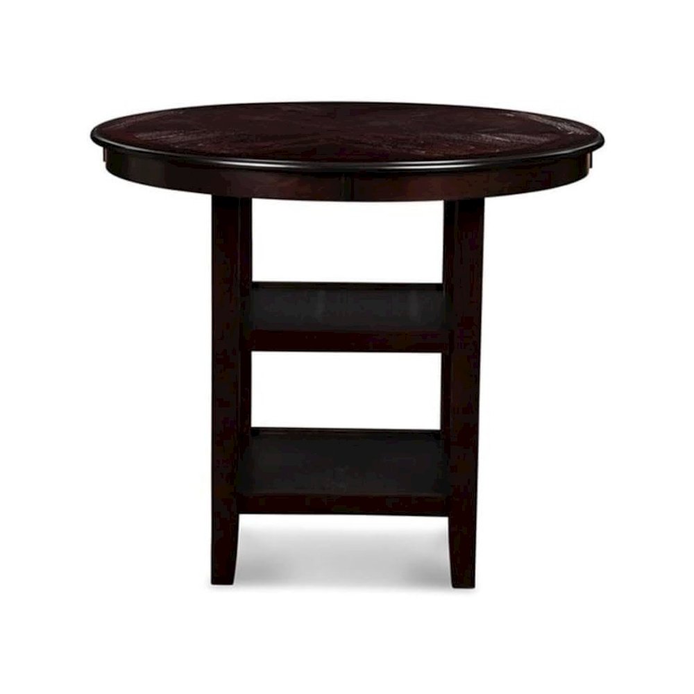 Gia 5-Piece Transitional Wood Dining Set in Ebony. Picture 4