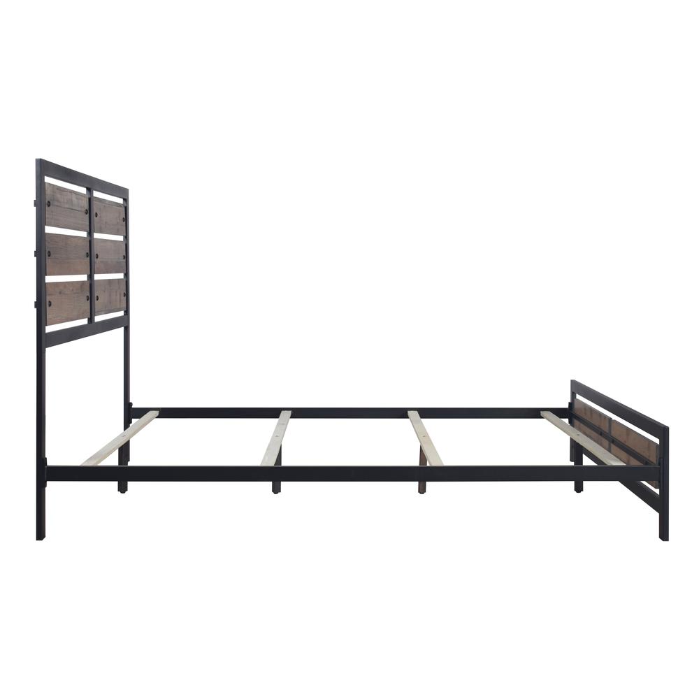 Elk River Wood California King Bed, Rustic. Picture 2