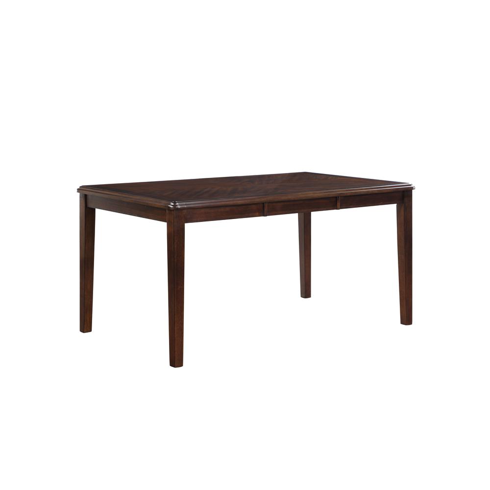 Gia 5-Piece 60" Wood Rectangular Dining Set with 4 Chairs in Cherry. Picture 8