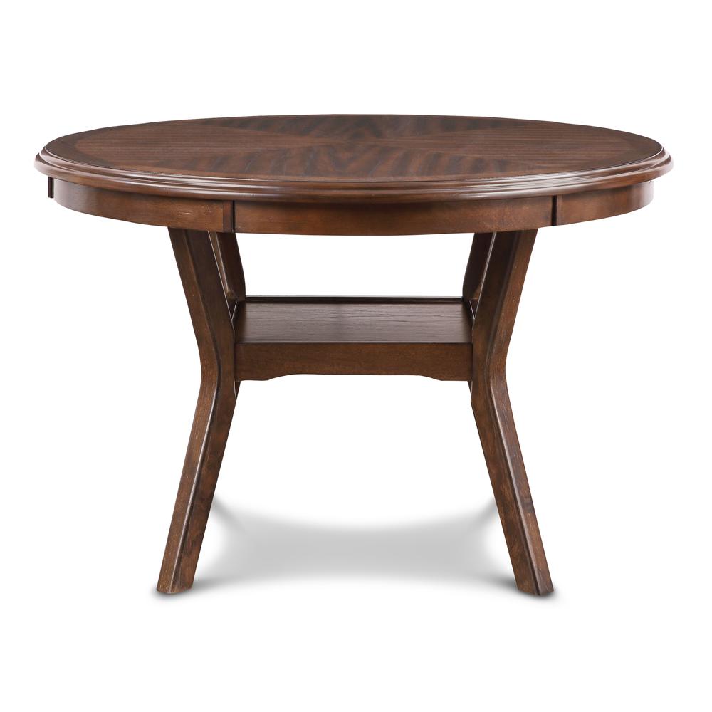 Furniture Amy 5-Piece Contemporary Wood Dining Set in Cherry. Picture 5