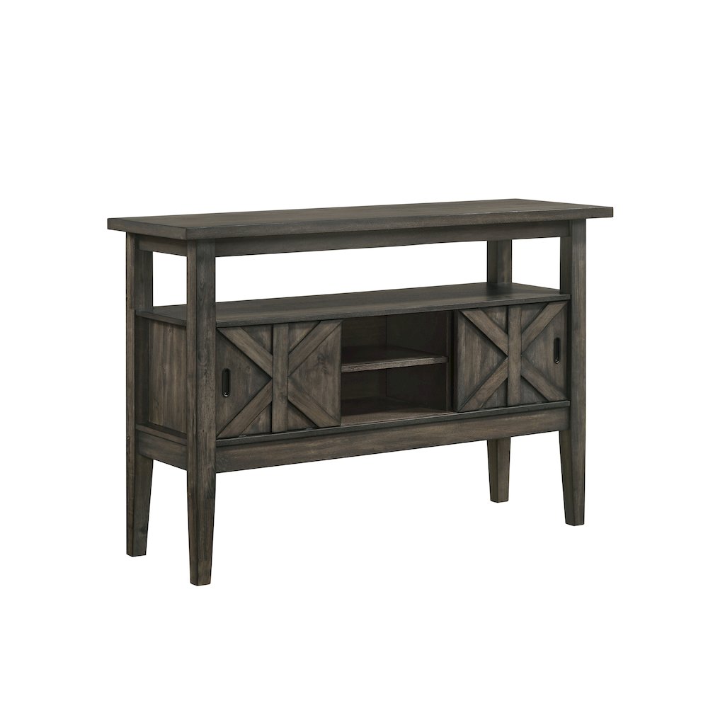 Gulliver Wood Server, Rustic Brown. Picture 1