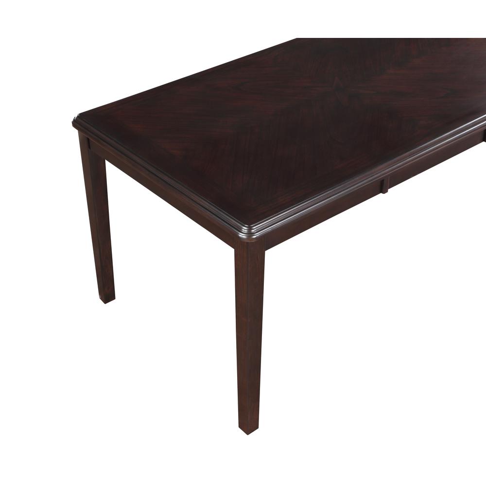 Gia 5-Piece 60" Wood Rectangular Dining Set with 4 Chairs in Ebony. Picture 11