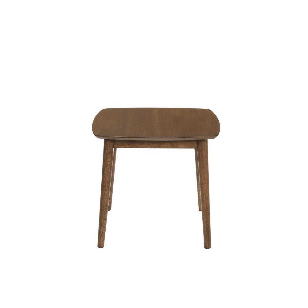 Felix 3-pc Wood Coffee Table Set with 2 End Tables in Natural Walnut. Picture 7
