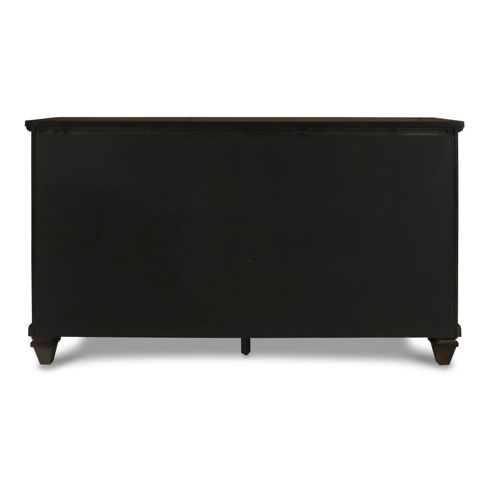 Furniture Sevilla Solid Wood 9-Drawer Dresser in Walnut. Picture 5