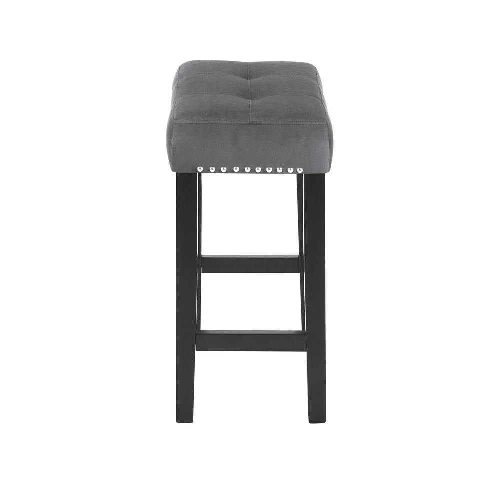 Furniture Celeste 4-Piece Faux Marble & Wood Bar Set in Gray. Picture 9
