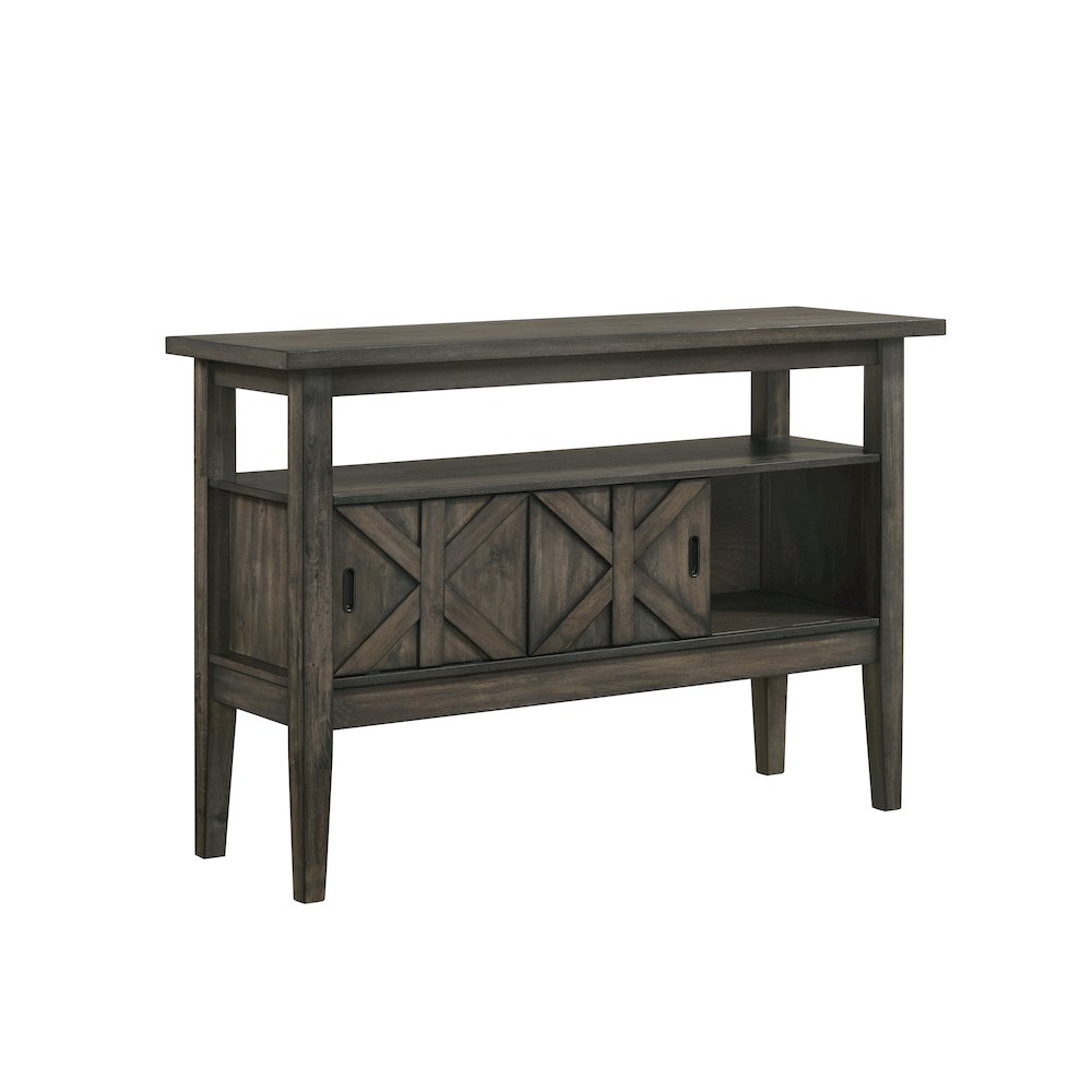 Gulliver Wood Server, Rustic Brown. Picture 3