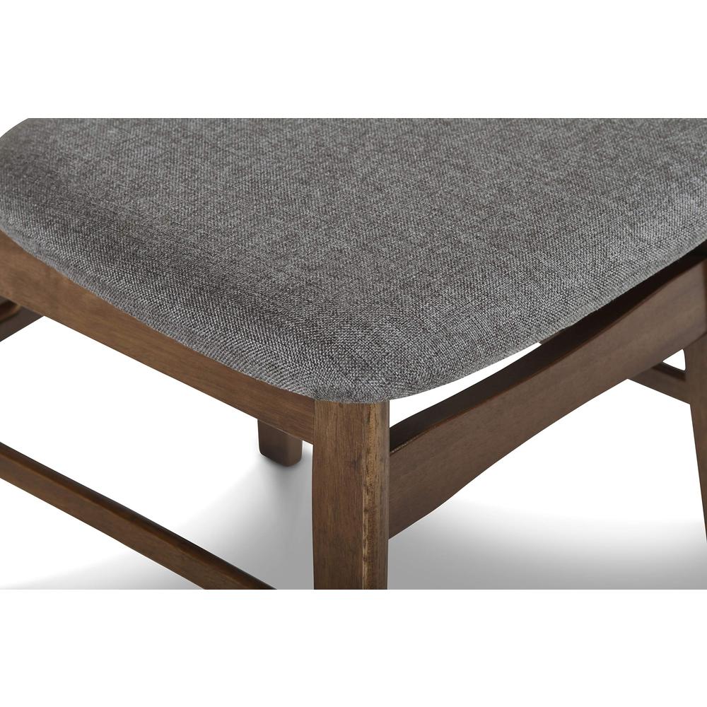Morocco Dark Gray Solid Wood Dining Chair (Set of 6). Picture 6