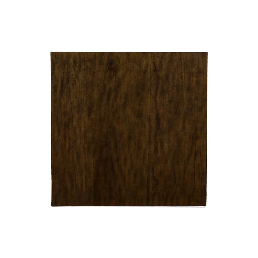 Furniture Gia Solid Wood Counter Table  2 Chairs in Brown. Picture 11