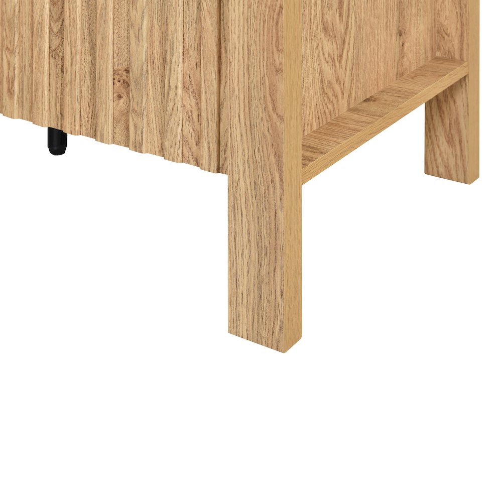 Thayer Wood Sideboard/TV Console in Natural/Beige. Picture 6