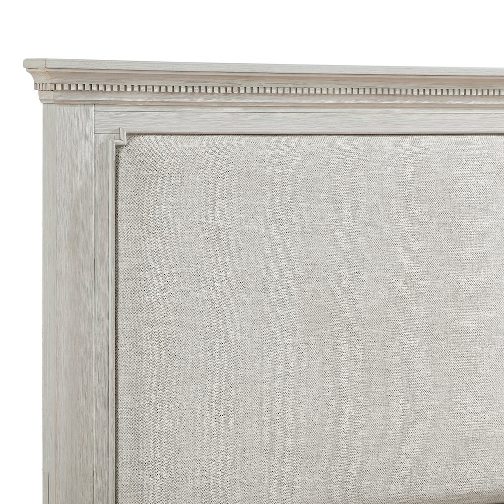 Silver Sands Wood Twin Size Panel Bed in Gray. Picture 7