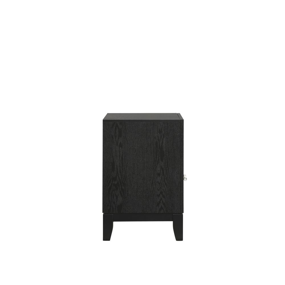 Obsidian Nightstand-Black. Picture 3