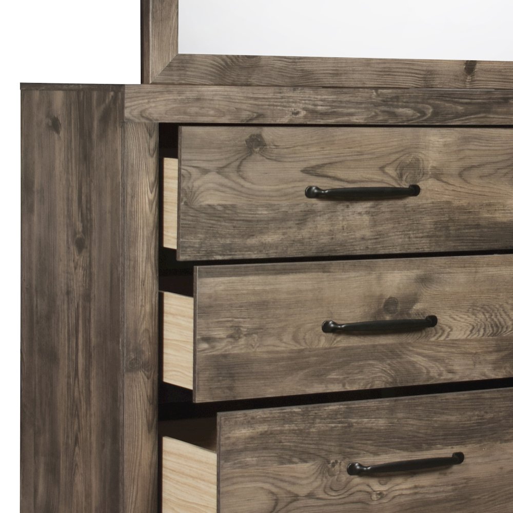 Misty Lodge Dresser- Greige. Picture 5