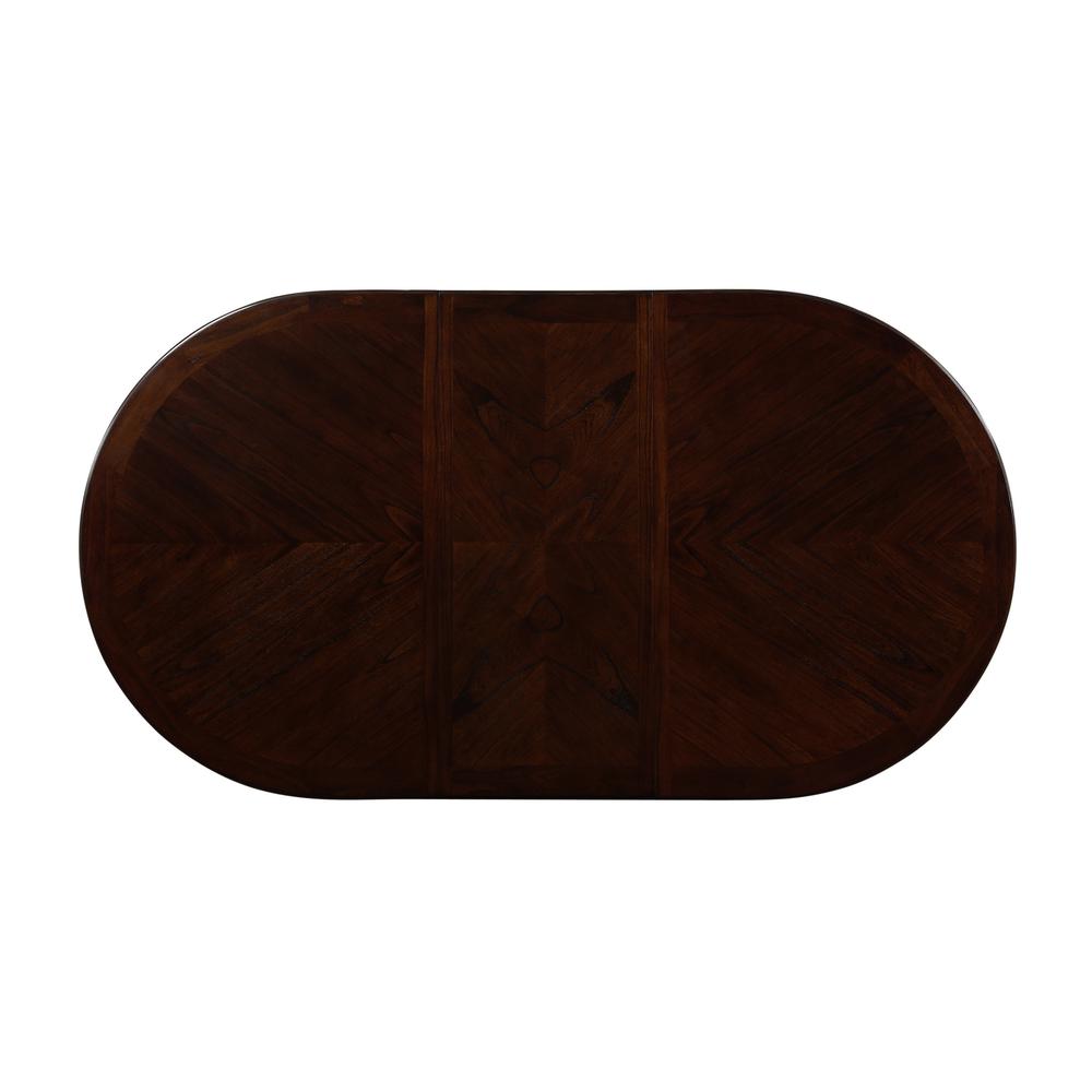 Furniture Bixby Contemporary Solid Wood Dining Table in Espresso. Picture 3