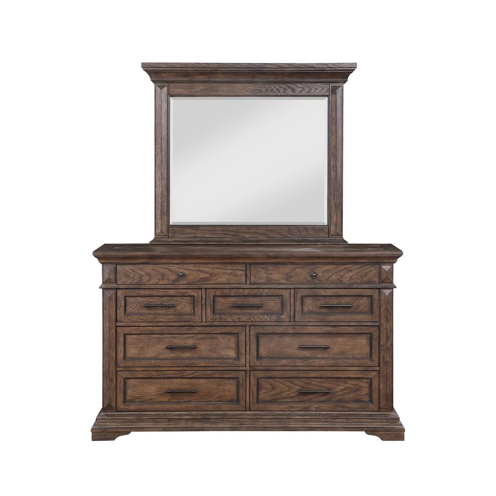 Furniture Mar Vista Traditional Solid Wood Dresser in Walnut. Picture 2