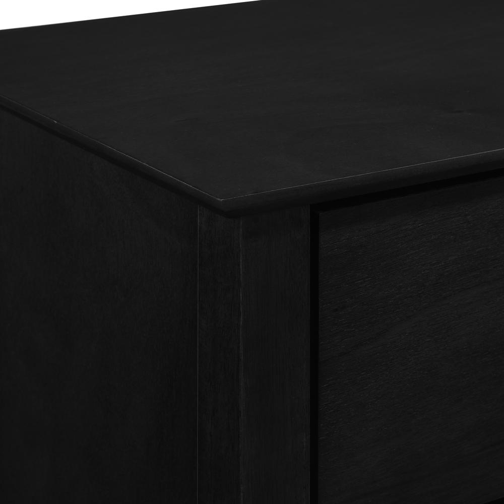 Zodiac 2 Drawer Nightstand-Black. Picture 6