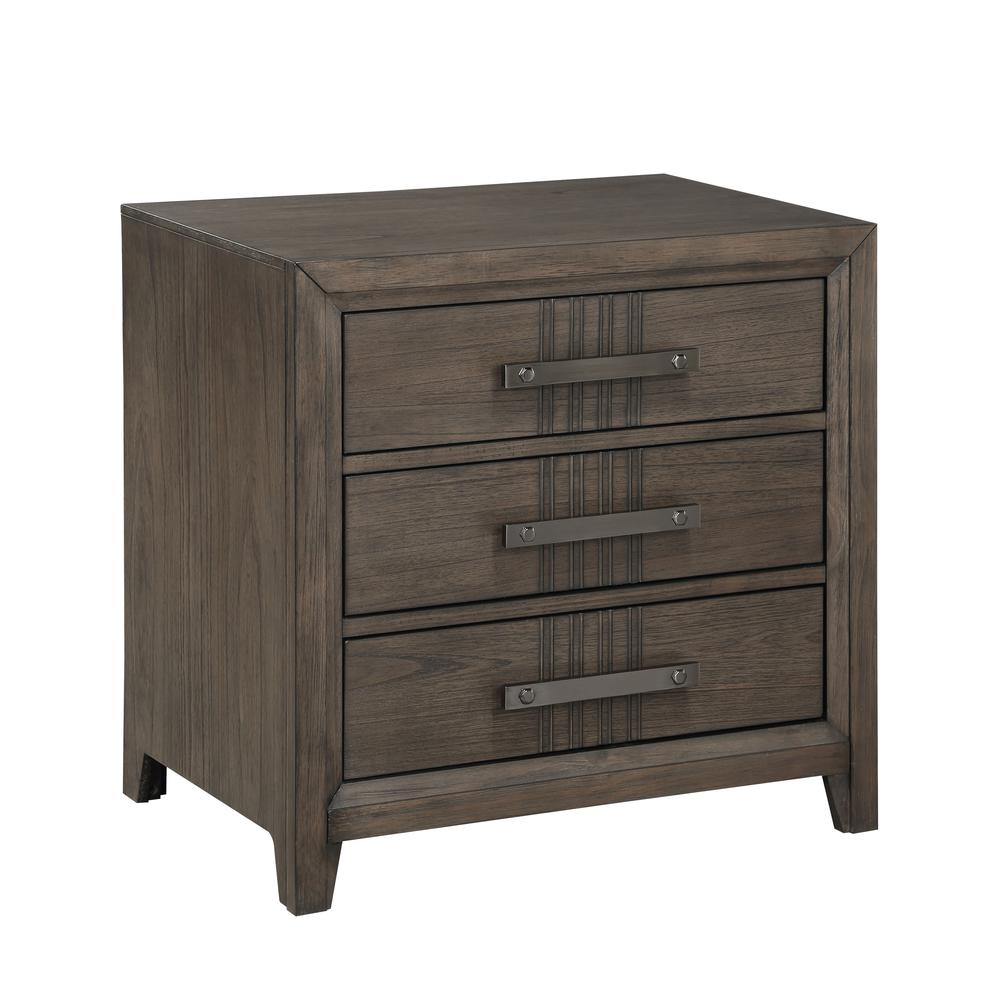 Landon Nightstand-Walnut. Picture 1