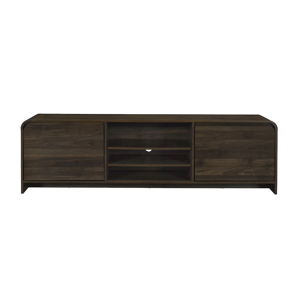 Mara Wood Walnut TV Stand. Picture 2