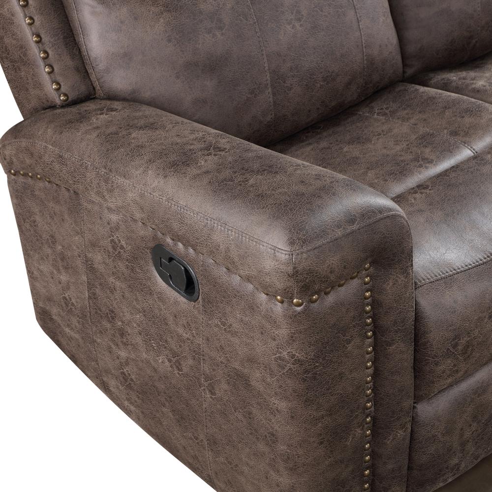 Quade Glider Recliner-Mocha. Picture 6