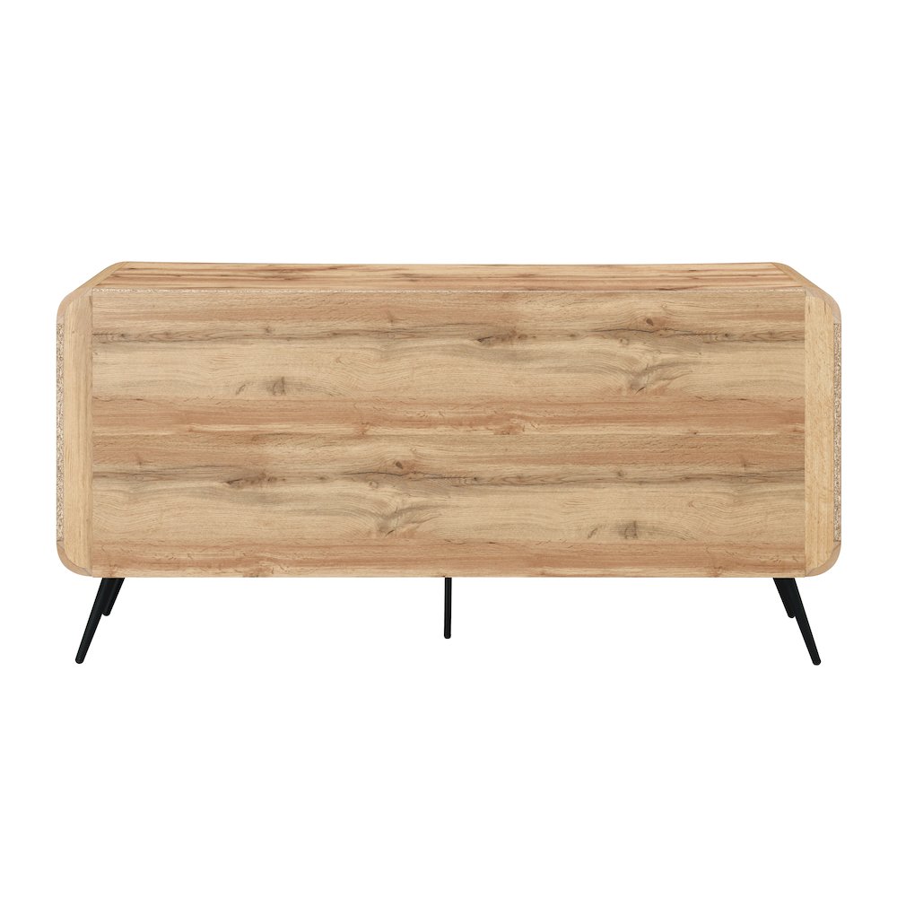 Rowan Wood Sideboard/TV Console in Natural/Beige. Picture 4
