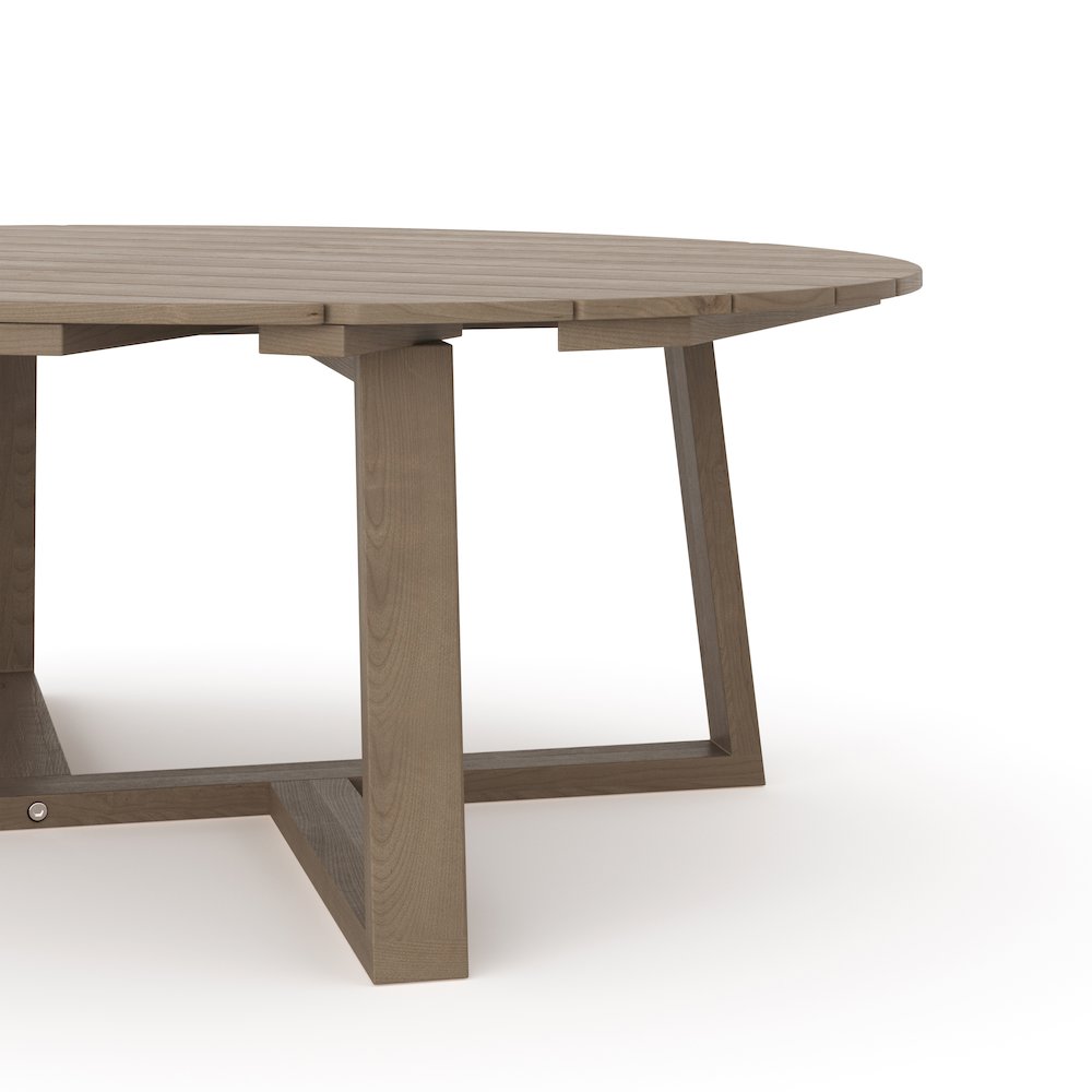 Carezza 6-Piece Wood Patio Conversation Set, Blue. Picture 13