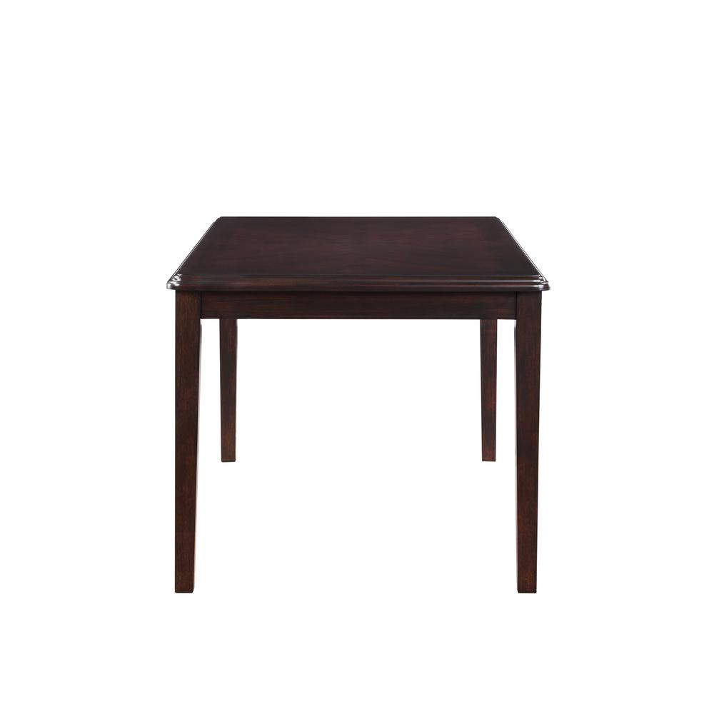 Gia 5-Piece 60" Wood Rectangular Dining Set with 4 Chairs in Ebony. Picture 10