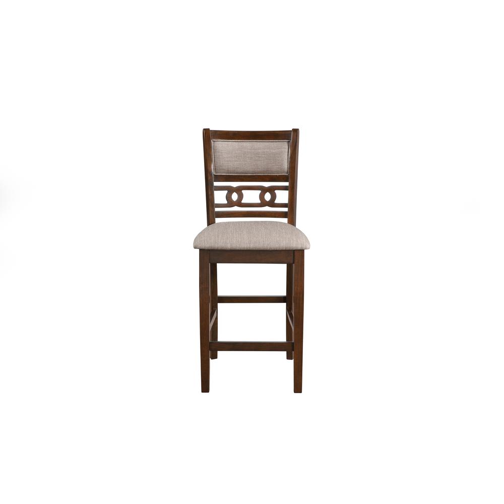 Furniture Gia 5-Piece Transitional Wood Counter Set in Cherry. Picture 10