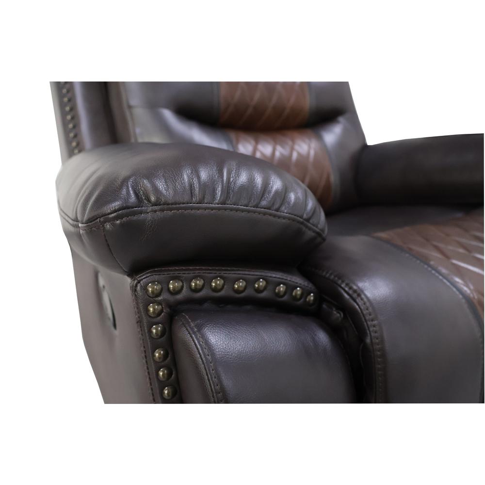 Nikko Glider Recliner-Brown. Picture 4