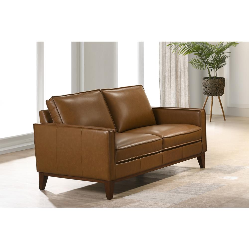 Caspar Loveseat-Caramel. Picture 5