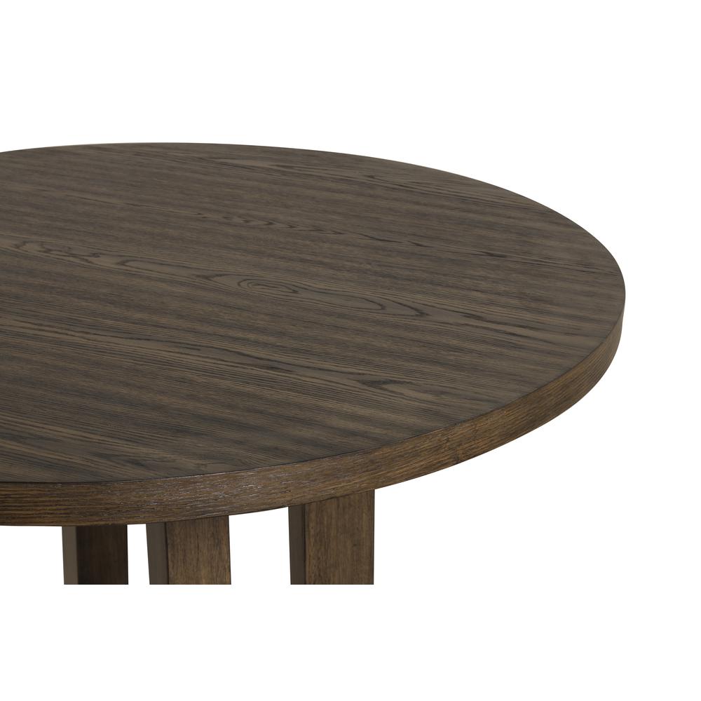 Cityscape Round Dining Table-Walnut. Picture 4