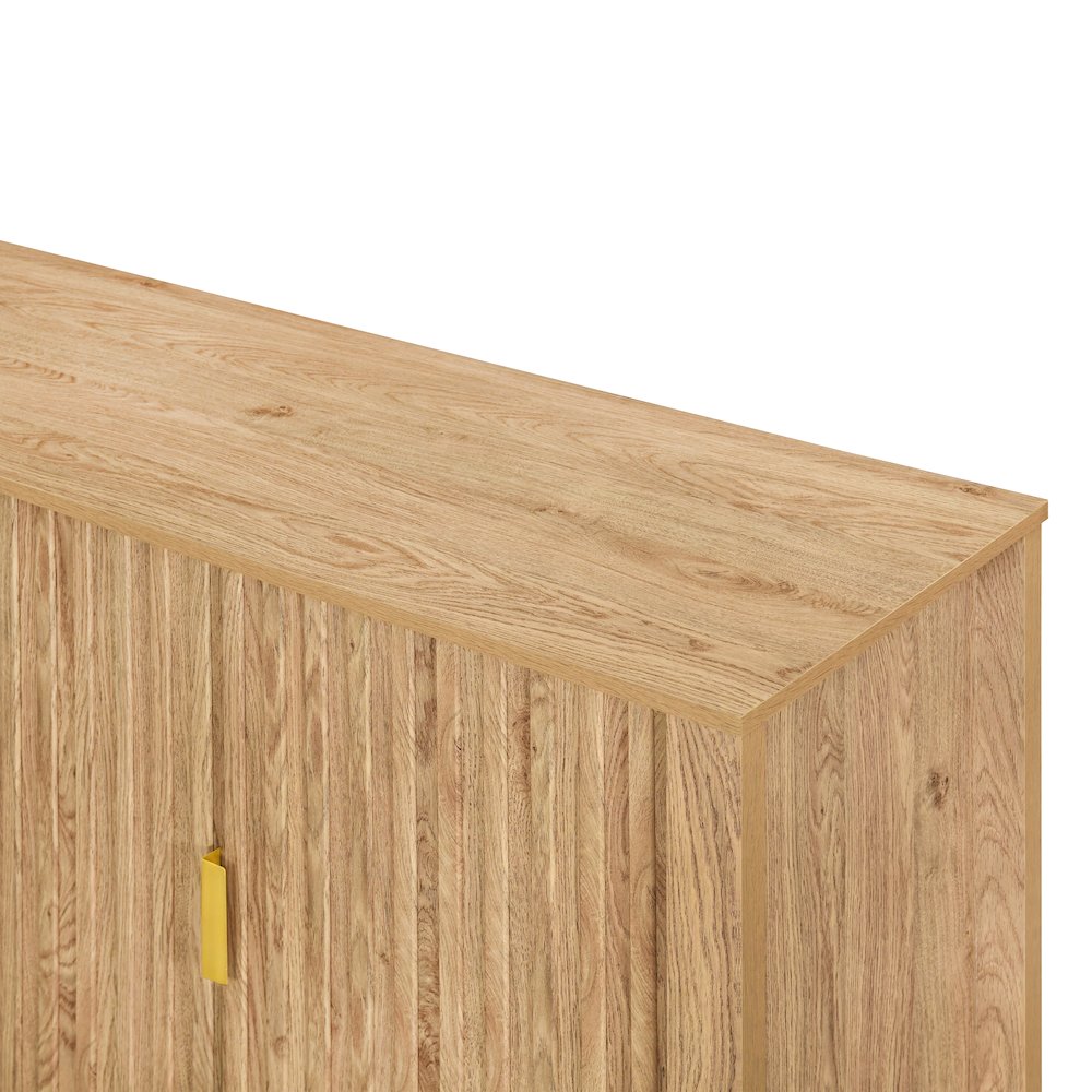 Thayer Wood Sideboard/TV Console in Natural/Beige. Picture 5