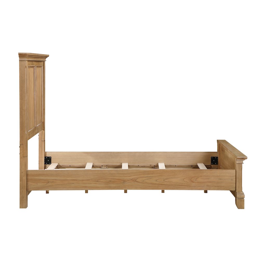 Sunstone Wood Full Size Panel Bed in Natural. Picture 5