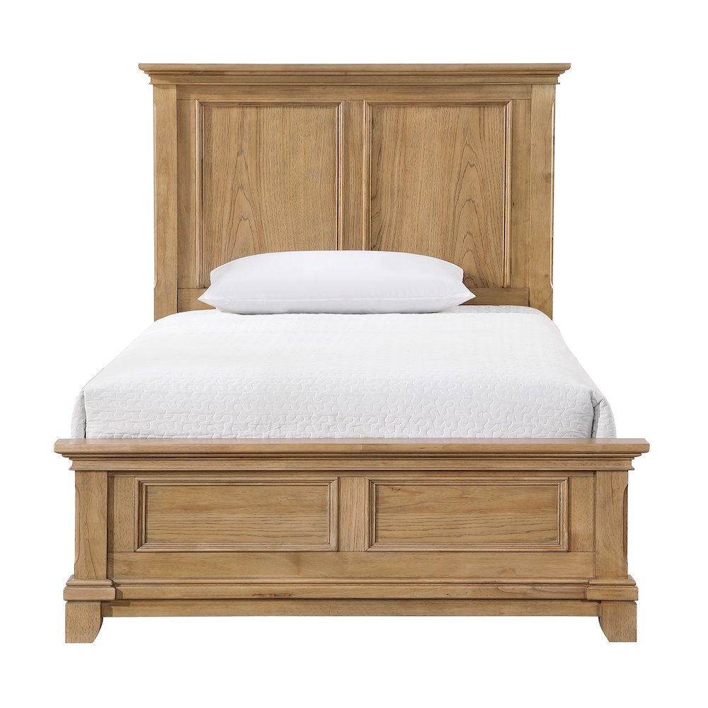 Sunstone Wood Full Size Panel Bed in Natural. Picture 3