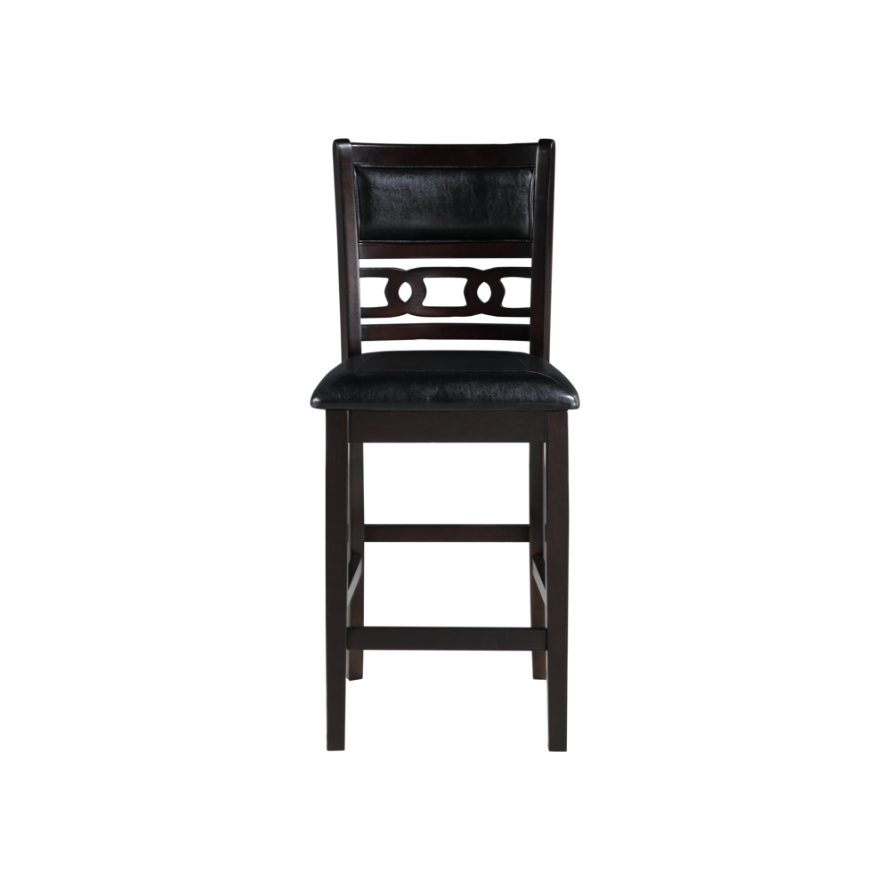 Furniture Gia 5-Piece Transitional Wood Counter Set in Ebony. Picture 10
