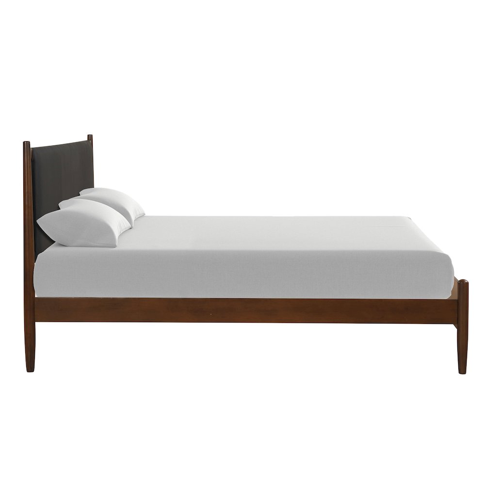 Ian King Wood Platform Bed, Cherry. Picture 2