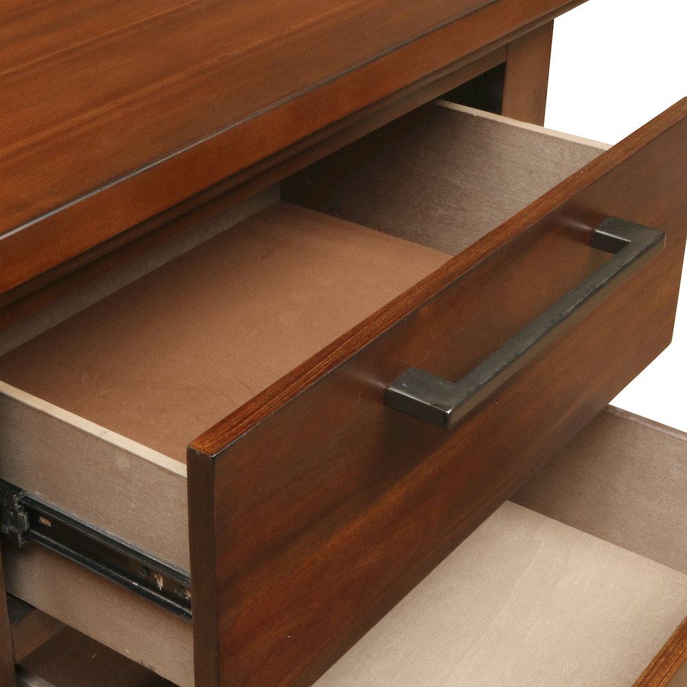 Cagney Wood Nightstand in Chestnut (Set of 2). Picture 6