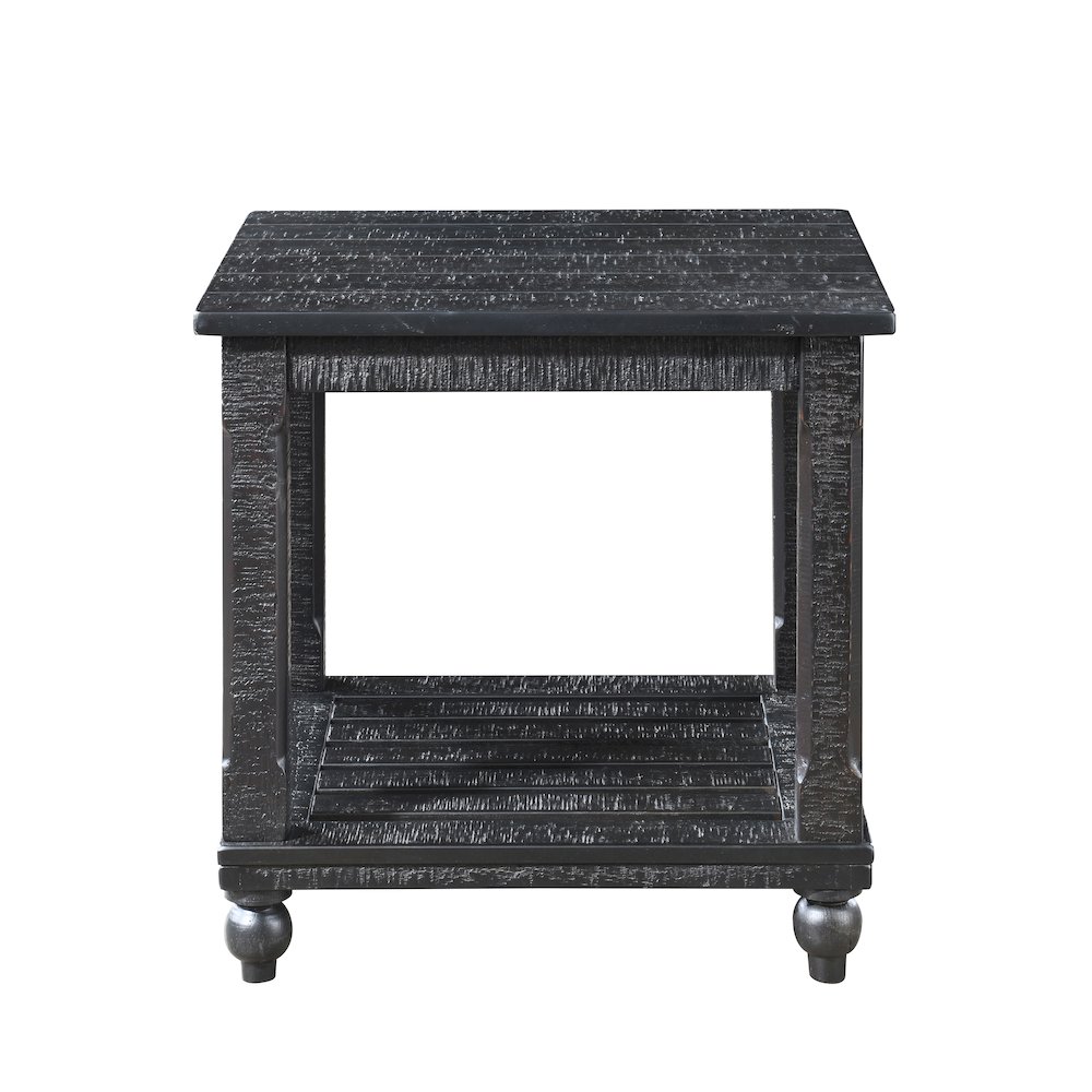 Cade 3-Piece Wood Occasional Table Set in Black. Picture 9